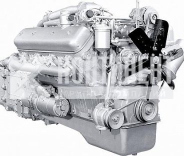 Фото: 238Д-1000186-37 Двигатель ЯМЗ-238Д без коробки передач и сцепления 37 комплектации