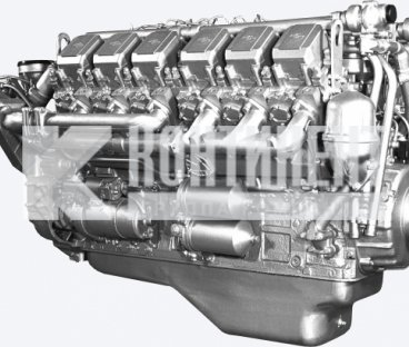 Фото: 240НМ2-1000187 Двигатель ЯМЗ-240НМ2 без коробки передач и сцепления с индивидуальными головками 1 комплектации