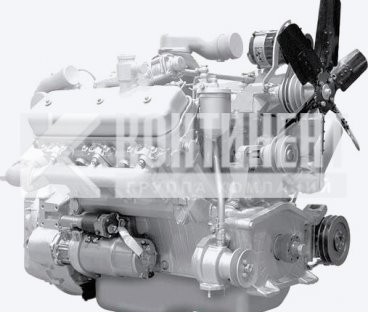 Фото: 236БК-1000193 Двигатель ЯМЗ-236БК без коробки передач и сцепления 7 комплектации