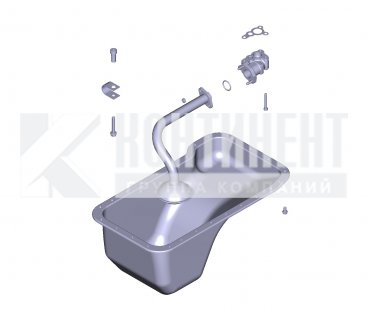 53422.1011398 Труба всасывающая с маслозаборником Фото: 53422.1011398 Труба всасывающая с маслозаборником