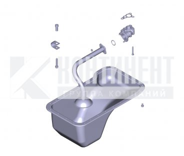 5344.1011398-10 Труба всасывающая с маслозаборником Фото: 5344.1011398-10 Труба всасывающая с маслозаборником