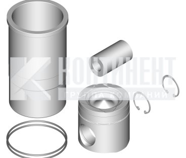 Фото: 535.1004006 Гильза, поршень, палец и кольца. Комплект для запасных частей