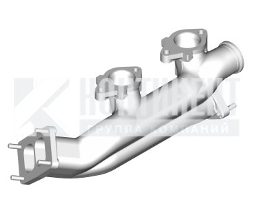 Фото: 855.1008016 Коллектор выпускной задний левый со шпильками и пробкой