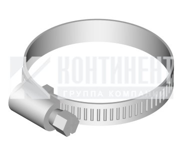 Фото: 9.0638 ХОМУТ ЧЕРВЯЧНЫЙ ZIP 40-60/9 W1