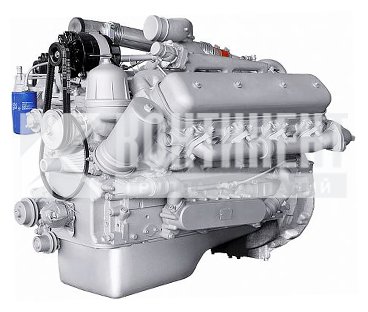 Фото: 238ДЕ2-1000016-46 Двигатель ЯМЗ-238ДЕ2 с коробкой передач и сцеплением 46 комплектации