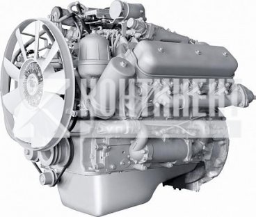 Фото: 65651.1000016 Двигатель ЯМЗ-65651 (Евро-4, 270 л.с.) с коробкой передач и сцеплением основной комплектации