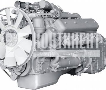 Фото: 7511.1000186-48 Двигатель ЯМЗ-7511 (400 л.с.) без коробки передач и сцепления 48 комплектации