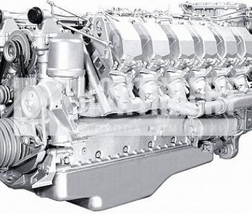 Фото: 8401.1000186-24 Двигатель ЯМЗ-8401.10-24 (Евро-1) без коробки передач и сцепления 24 комплектации